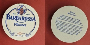 Barbarossa Pilsener Kaiser Brauerei Bierdeckel Bier - Bild 1 von 1