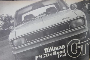 Original PRM 1970 extracted mag road test: HILLMAN GT (HUNTER) - Picture 1 of 2