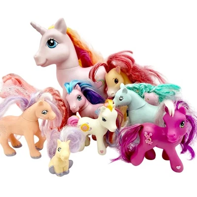 Vtg My Little Pony Lot of 11 – 6 Hasbro,  Lanard, Strawberry Shortcake GUC - Image 1 of 4