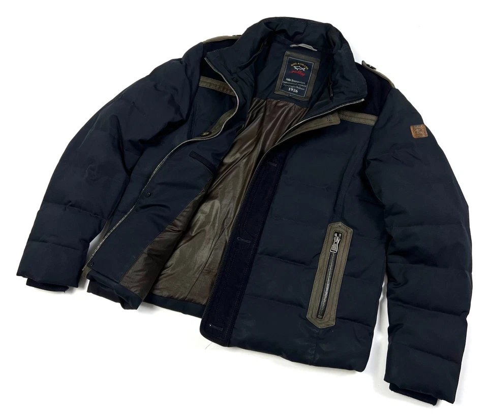 Auténtica chaqueta informal acolchada clásica para hombre PAUL&SHARK Fill Power 700 talla L/XL Foto 1 de 4