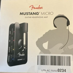 Fender Mustang Micro - Guitar Headphone Amp - Picture 1 of 6