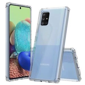 Transparent Clear Slim Shockproof Case Flexible Bumper Cover for Samsung Models - Picture 1 of 6