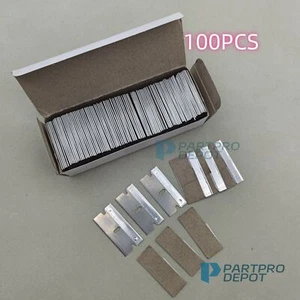 100 PCS Razor Blades Single Edge Extra Sharp Heat Treated Safety Knife Scrapers - Picture 1 of 11