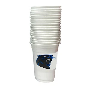 18 Game Day Football Carolina Panthers Plastic Cups officially Licensed 18 oz - Bild 1 von 2