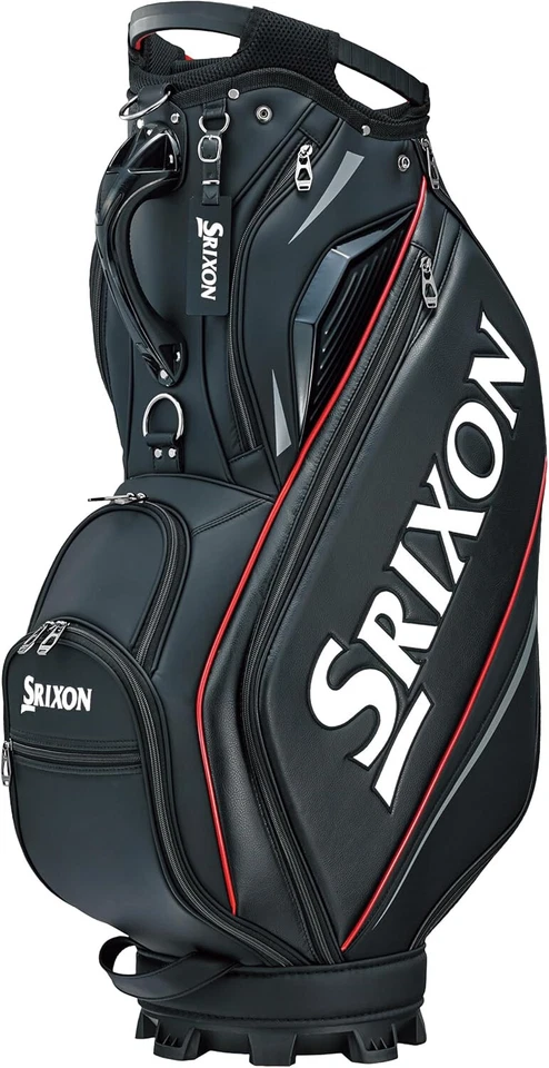 DUNLOP Golf Men's Caddy Bag SRIXON 10 x 47 inch 3.5kg Black GGC-S205 - Image 1 of 1