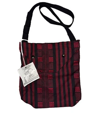 Новый с Ярлыками инженерной одежды наплечная сумка / сумка / сумка - жаккард - красный / черный - Изображение 1 из 4