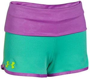 Under Armour Big Girls UA Hype Rollover Short Mosaic - Picture 1 of 2
