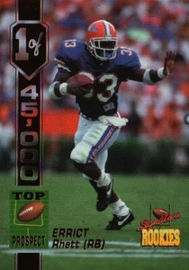 1994 Superior Rookies #47 - Errict Rhett PR45000 - Florida Gators 94-575 - Picture 1 of 2