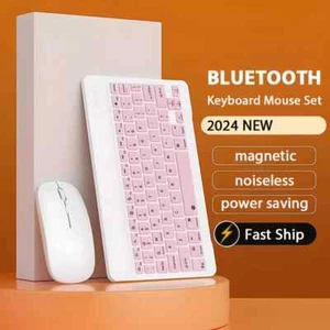 Tastiera Tablet Magnetica 10 Pollici per iPad 2024 10.9 11 10.2 Tastiere Bluetooth - Foto 1 di 38