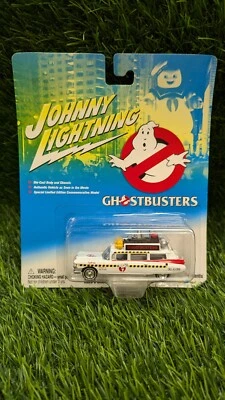 NEW GHOSTBUSTERS CADILLAC AMBULANCE  2003 JOHNNY LIGHTNING 1:64 - Image 1 of 2