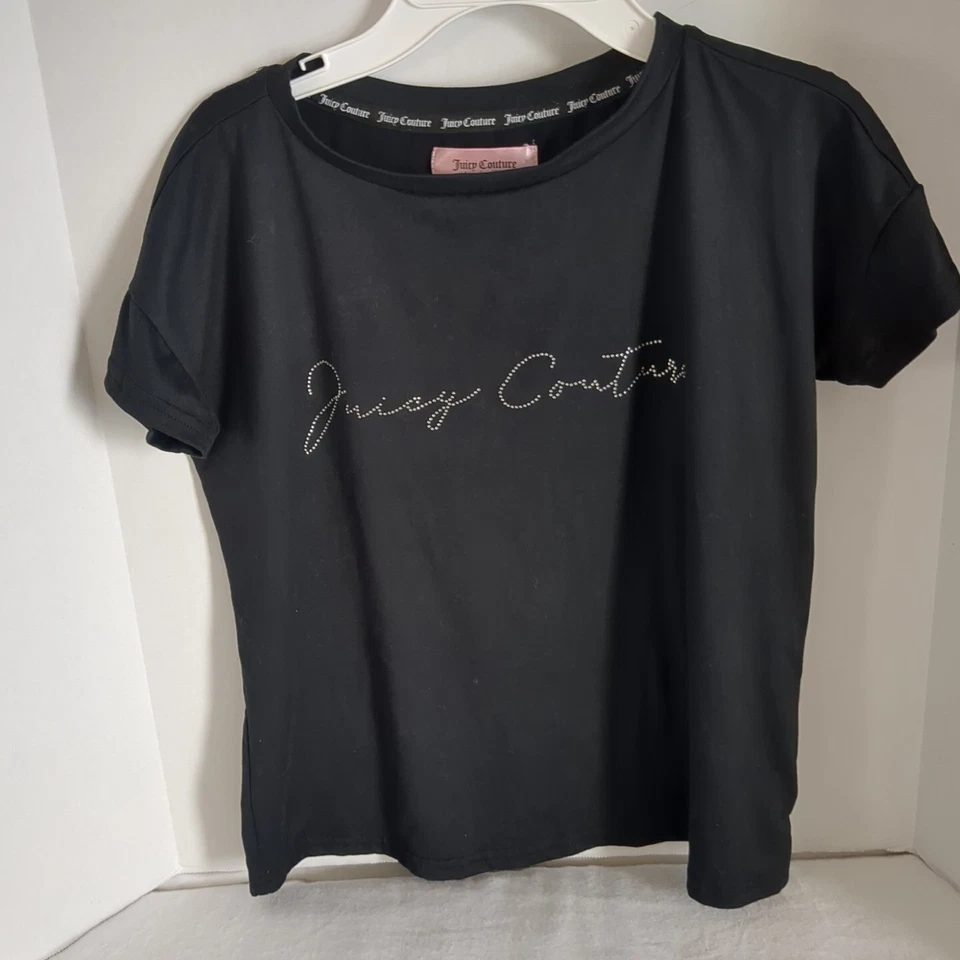 Juicy Couture Pajama/ Sleepwear Set XS Black And White  - Image 1 of 4