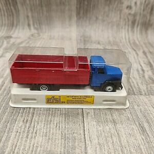CAMION VOLVO EFSI CABINE BLEU BENNE ROUGE 1:87 NEUF BOITE MADE IN HOLLAND