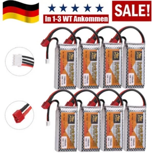 8PC ZOP Power 1500mAh 11,1V RC Li-Po-Batterie 100C T-Stecker für RC-Drohnen Auto - Bild 1 von 7