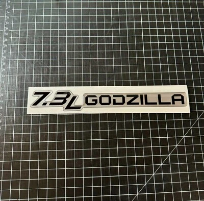 1 Insignias GODZILLA Domed 7.3L compatibles con Ford Super Duty Tremor F250 (3 COLORES) Foto 1 de 4