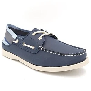 Weatherproof Vintage Men Convertible Boat Shoes Bobby Size US 11M Navy Blue - Picture 1 of 6