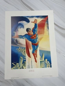 The Soaring Eagle Superman limitierte Lithographie signiert Jose Luis Garcia Lopez  - Bild 1 von 8