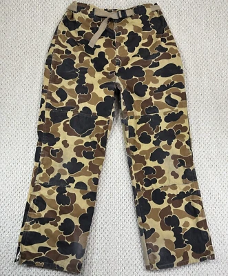Vintage Columbia Gore-Tex Duck Camo Lined Hunting Pants Mens Size L x 29" Inseam - Image 1 of 4