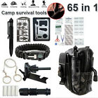 65 IN 1 Survival Kit Emergency Tactical Defense Equipment Outdoor Camping Tools