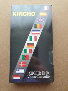 Kincho XHG/HR E180 Videokassette leer. VHS PAL SECAM. Versiegelt. - Bild 1 von 7