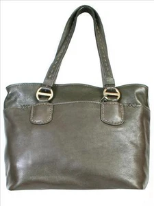Bolso de hombro Scully Leather H998 Hidesign oliva piel de becerro - Imagen 1 de 8