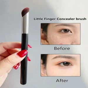 1pc Flawless Concealer Brush - Soft, Fluffy Finger-Tip Design， Nylon Bristles，Pr - Picture 1 of 3