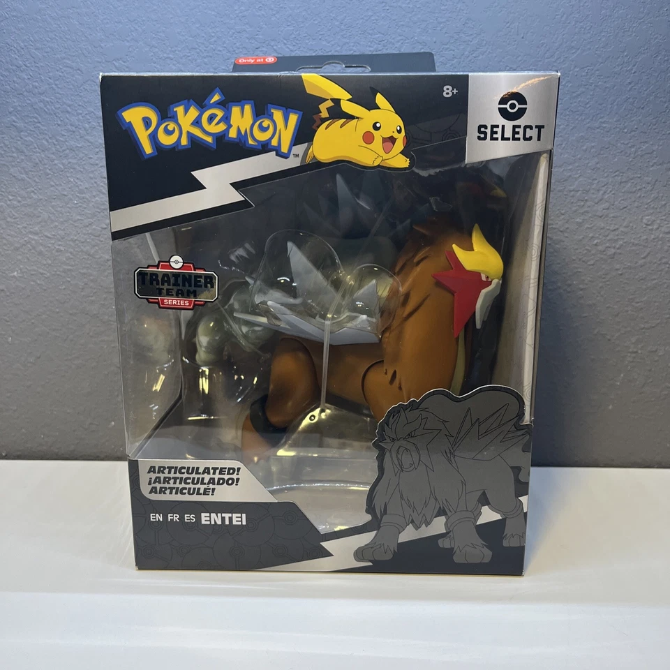 Rayquaza & Entei Pokémon Select Trainer Team Series 2&7 Jazwares Action Figure