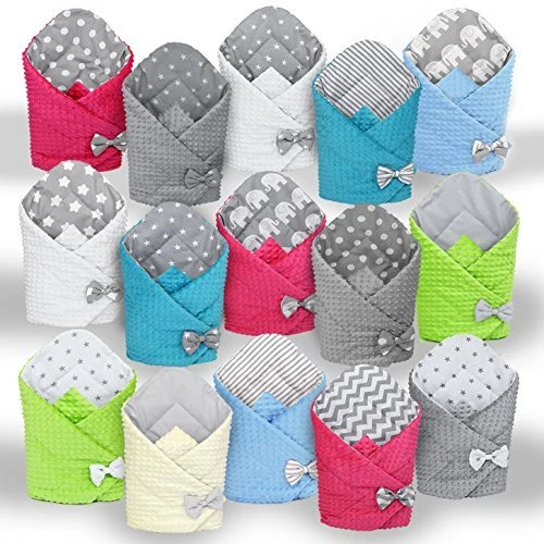BABYMAM Baby Swaddle Wrap für Neugeborene Grübchen Decke Baumwolle