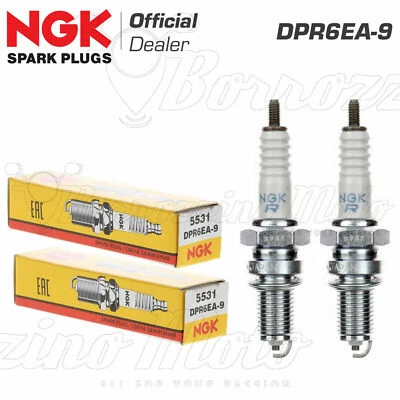 KIT 2 CANDELE NGK DPR6EA-9 ORIGINALE KAWASAKI VN VULCAN CLASSIC 1600 2003-2008 Foto 1 de 3