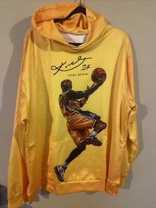 Sudadera con Capucha Kobe Bryant Gold #24 Pullover, XL Extra Grande, *NUEVA* Bonita - Imagen 1 de 4