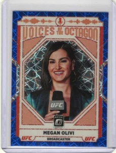 2022 Donruss Optic UFC - Voices of the Octagon Megan Olivi #123 Blue Velocity - Picture 1 of 2