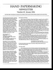 Newsletter zur Handpapierherstellung (Nummer 65, Januar 2004)