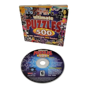 Vintage 2003 ValuSoft Ultimate Puzzles 500 PC CD-ROM Game 500+ Jigsaw ESRB - Picture 1 of 4