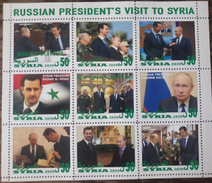 Damascus syrians visit President putin assad russia propaganda military war 2020