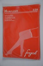 New Fogal Women's Stockings Size Medium Honfleur 228 Career Blanc White 