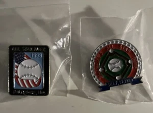 RARE 1993 ALL-STAR GAME {BALTIMORE} COMMEMORATIVE TWO-PIN SET{ONLY 350 MADE}. - Picture 1 of 2