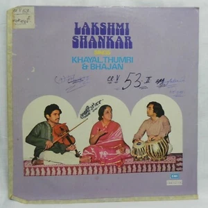 Lakshmi Shankar LP Vinyl Record Bollywood 1977 Indian Classical Hindi Vocal EX - Picture 1 of 8