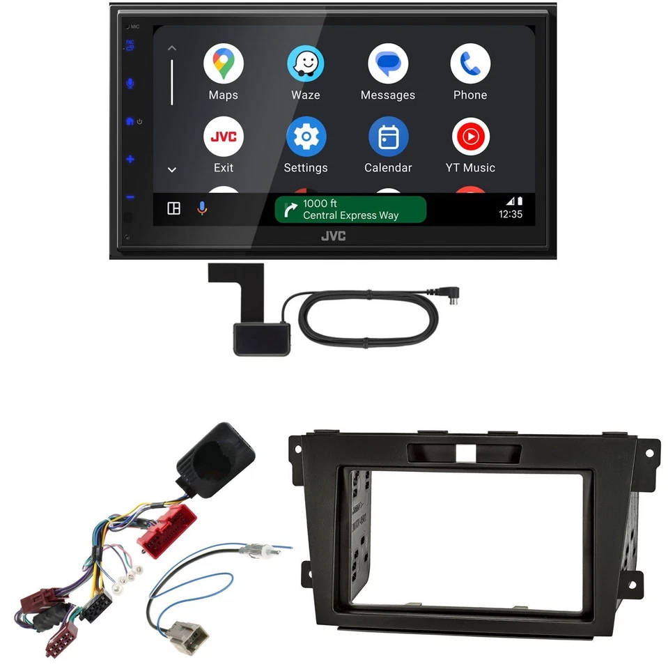 JVC KW-M595DBT Android Auto CarPlay Digitalradio DAB+ Einbauset für Mazda CX-7 - Bild 1 von 1