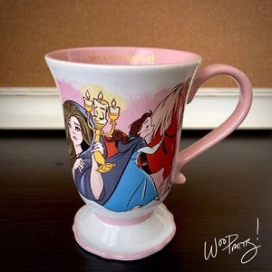 2022 Disney 30th Anniversary Beauty & The Beast Princess Bell Art Sketch Mug - Picture 1 of 4