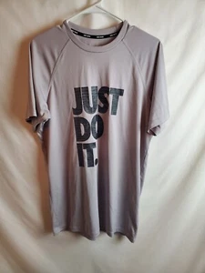 Nike Swim Dri-Fit JUST DO IT Swoosh Tee grau T-Shirt Herren Gr. M - Bild 1 von 6