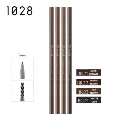 [1028 VISUAL THERAPY] Micro Slim Eyebrow Pencil Definer with Built-in Brush NEW - Image 1 of 4