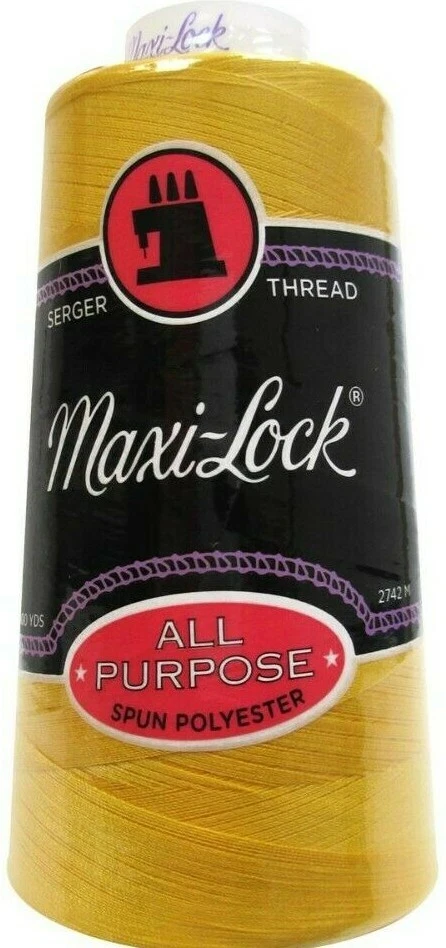 Maxi-Lock ~ Serger Thread - Gold, 3000 yd - Image 1 of 1