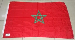 The flag of Morocco Country Banner FLAG (56X37CMS) , Outdoor flag - Picture 1 of 5
