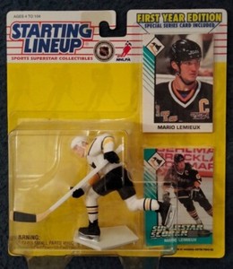 1993 SLU STARTING LINEUP MARIO LEMIEUX 1rst Year Edition STILL SEALED IN PACKAGE