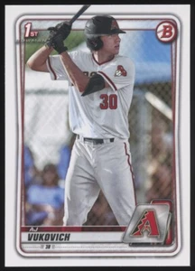 Bowman Draft 2020 #BD-150 AJ Vukovich base de papel cantidad disponible Diamondbacks - Imagen 1 de 2