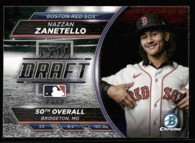 Nazzan Zanetello 2023 Bowman Draft Night Chrome Insert Card #BDN-1 Prospect - Image 1 of 2