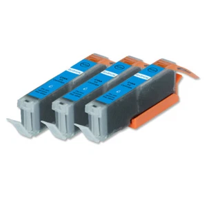 Cartucho de tinta cian 3 piezas con CLI-251 XL Pixma MG6420 MG6620 iP7220 iX6820 - Imagen 1 de 1
