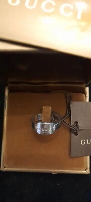  GUCCI ANELLO PUNCH  ARG. 925% - Immagine 1 di 2
