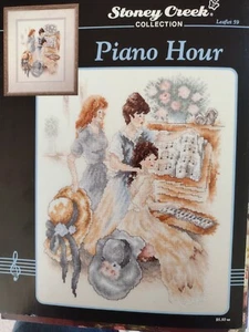 Stoney Creek "Piano Hour" counted cross stitch; single design - Picture 1 of 2