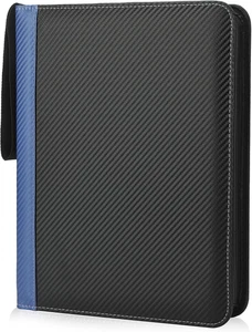 9 Taschen Sammelkartenbinder mit Hüllen Kartenorganizer, 900 doppelseitiger Pock - Bild 1 von 12