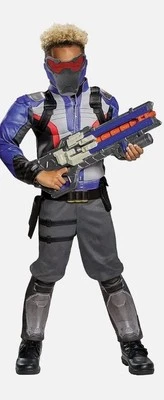 Disfraz Overwatch Soldier 76 Acolchado Músculo Niños Disfraz Mediano (7-8) B2301 Foto 1 de 4